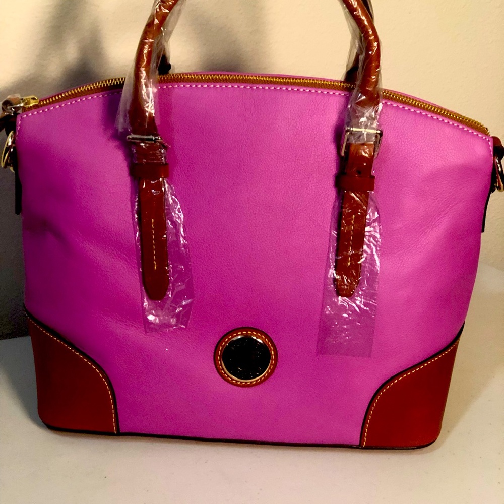 NWT Dooney and Bourke lilac/purple dome Satchel